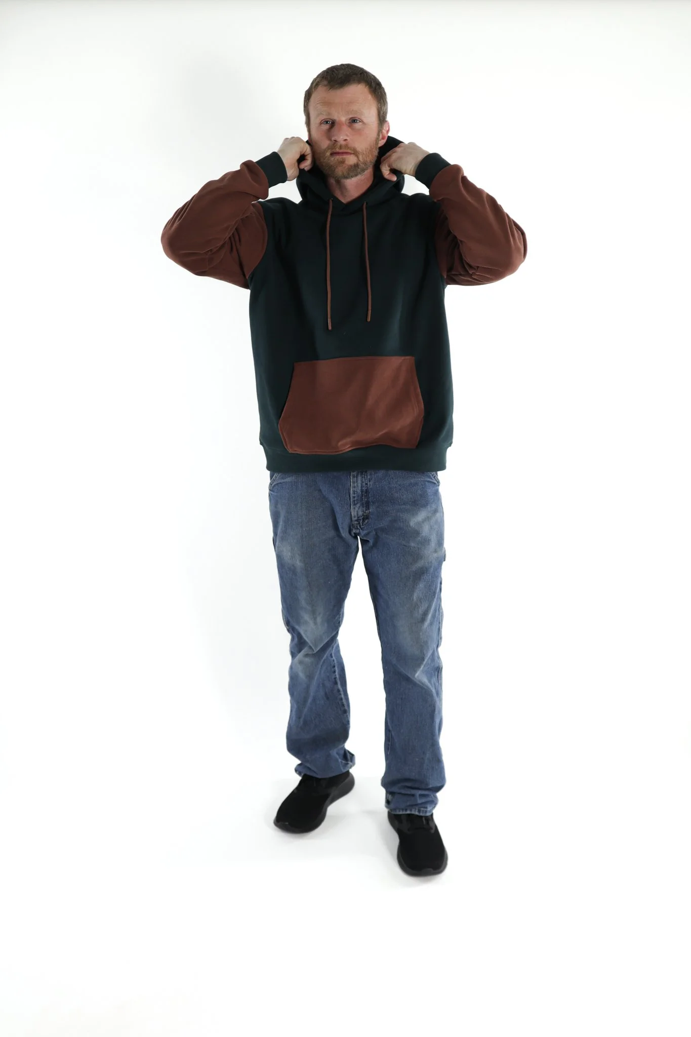 Chocolate Black MossTex Jacket - Hooded — Moss Brown & Co